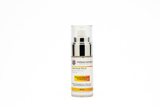 CREMA BLOQUEADOR SOLAR FACIAL SPF 50 SWEDAN NATURALS